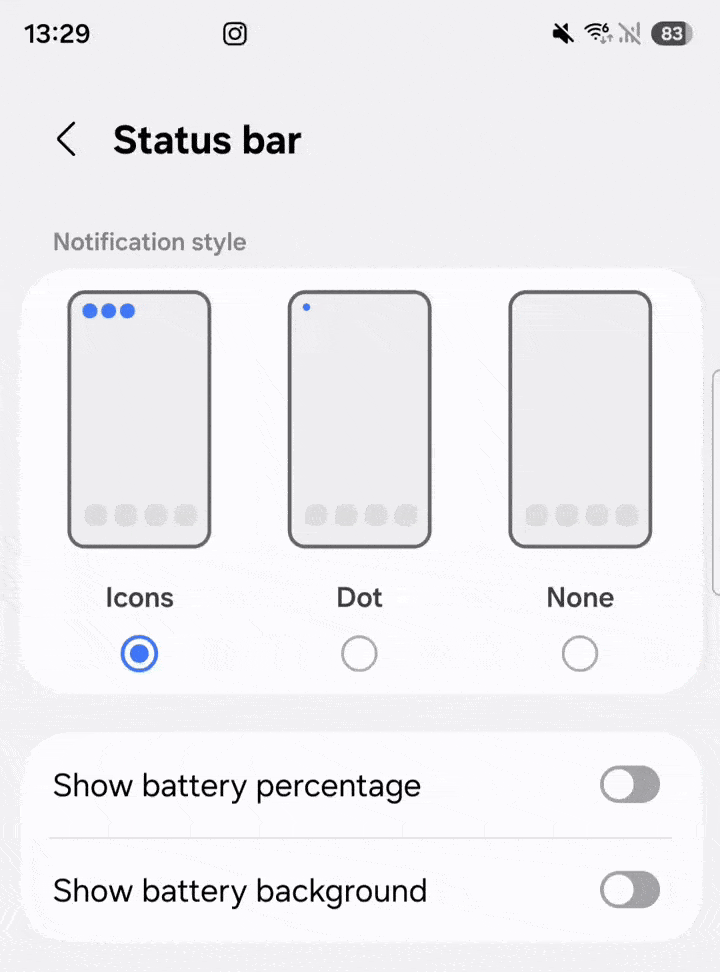 تغییر زبان طراحی در One UI 8.5