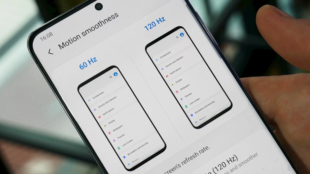 امکان استفاده از رزولوشن QHD+ نرخ تازه سازی 120 هرتز برای سری Galaxy S20 فعال می شود