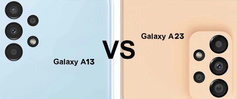 مقایسه گوشی گلکسی A23 و A13