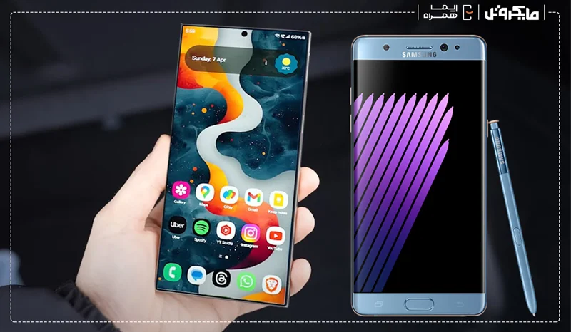 سامسونگ از طراحی سری نوت 7 برای گلکسی اس 25 اولترا الهام میگیرد